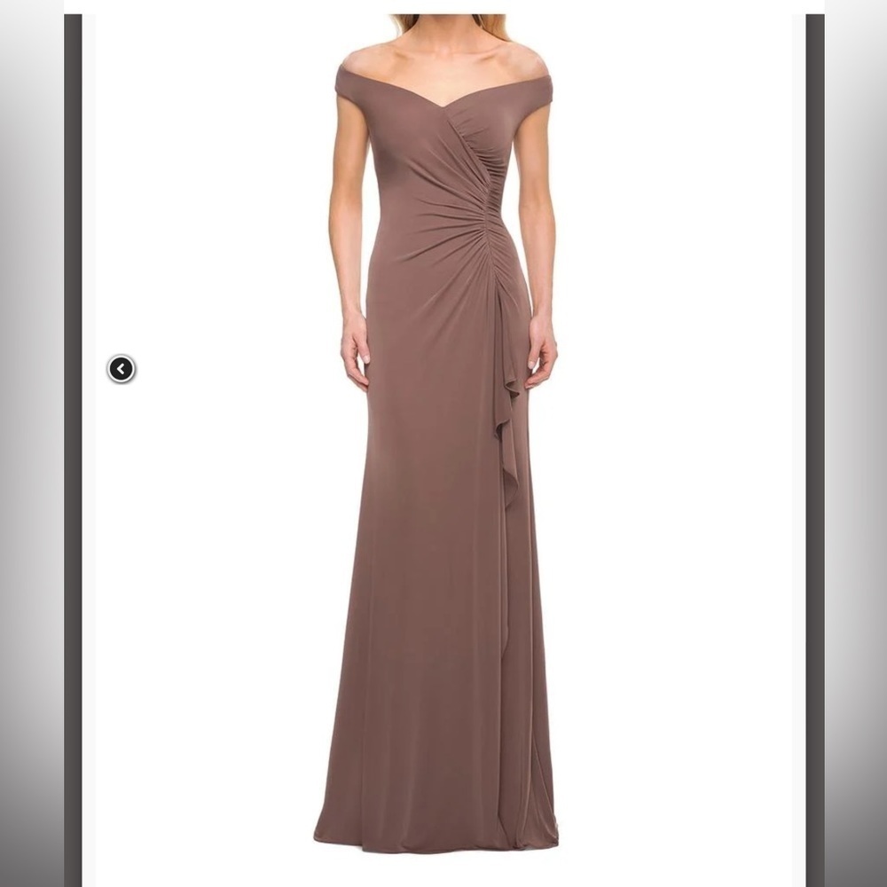La Femme Off Shoulder Gown